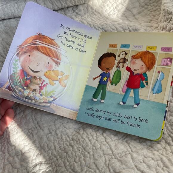 3/$25 🪩 First Day of School Toddler Board Book | Sensory Book - Picture 3 of 4